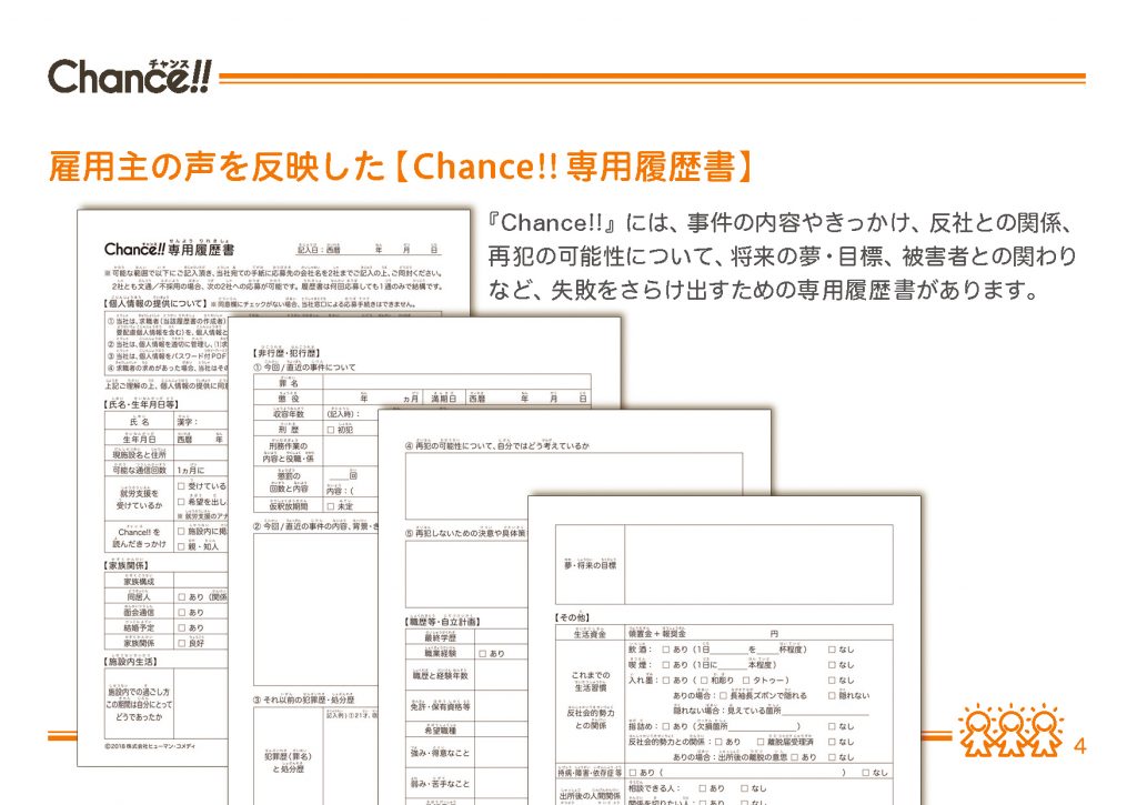 専用履歴書